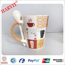 Kaltes Porzellan-Ton-Teetasse / bulgarische Produkte Keramik-Becher / Italien-Töpfer-Kaffeetasse